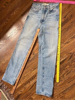 Grlfrnd light wash slim jeans size 24